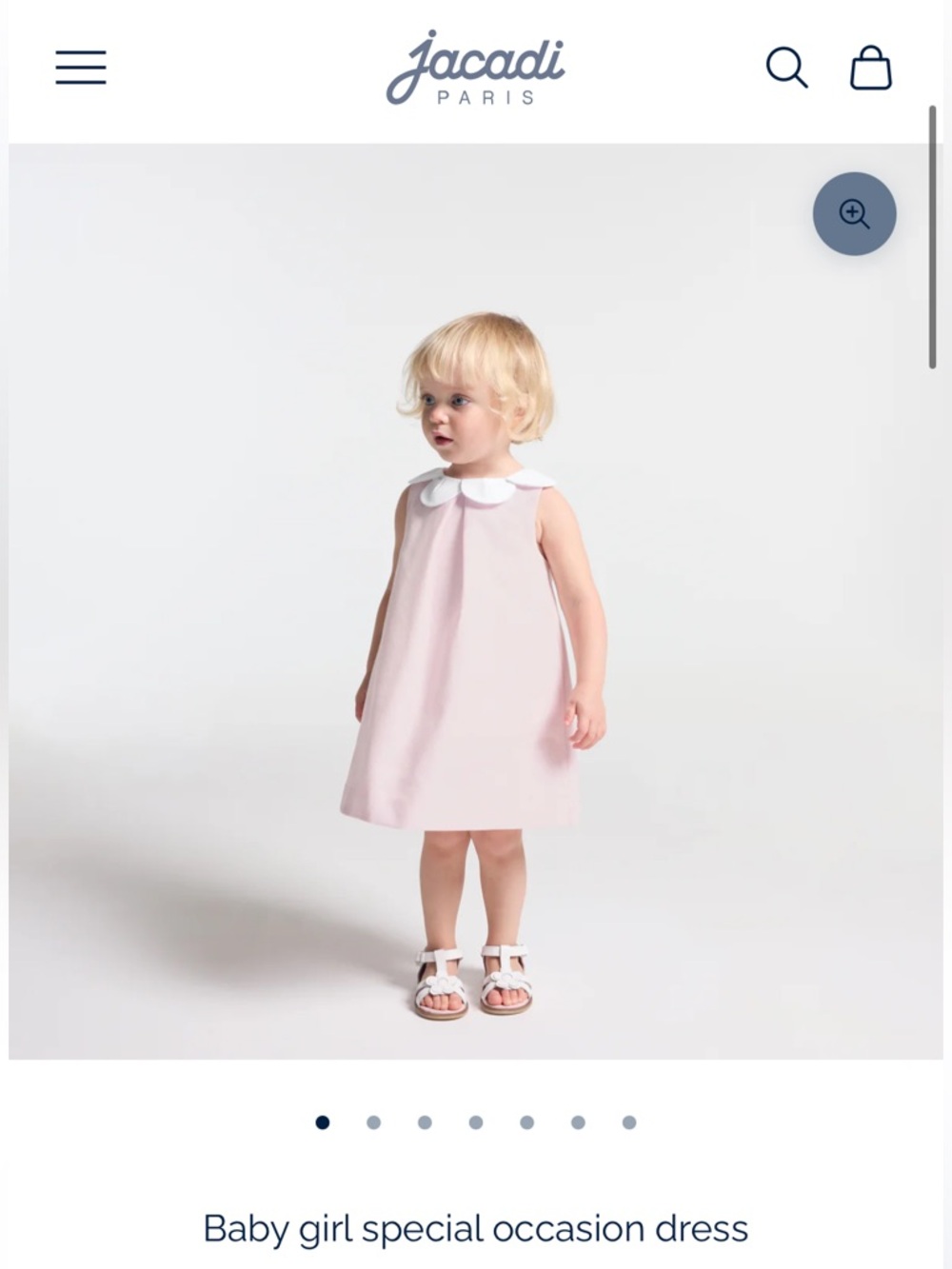 Jacadi Paris Baby Girl Special Occasion Dress 18 Months 18M